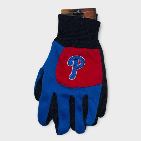 Forever Collectables Other - NWT Phillies MLB sport utility gloves black red blue size adult one size fits mo